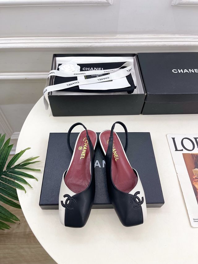 CC original lambskin 25mm slingbacks CH00491