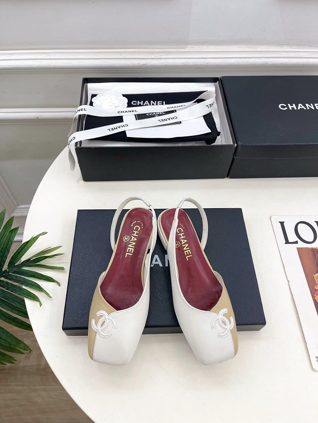 CC original lambskin 25mm slingbacks CH00491