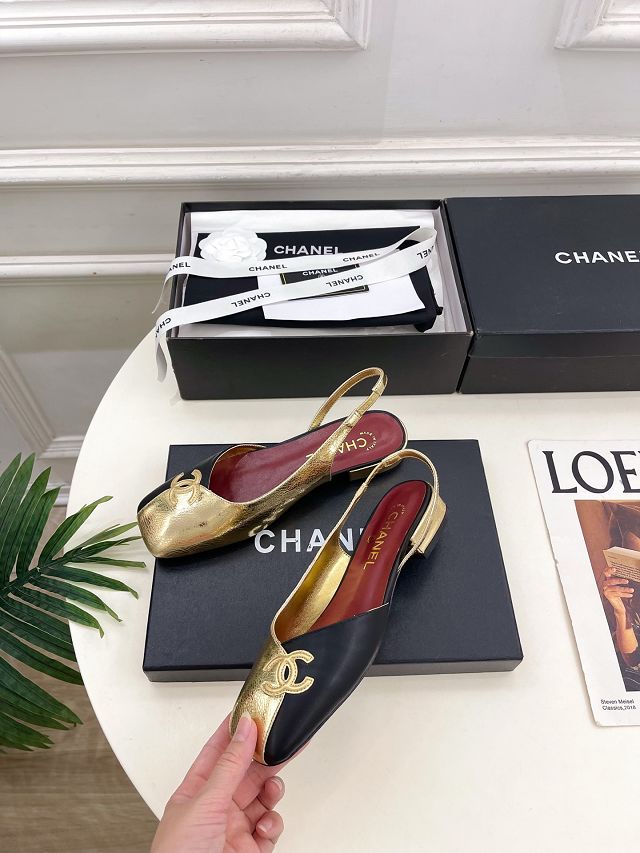 CC original lambskin 25mm slingbacks CH00491