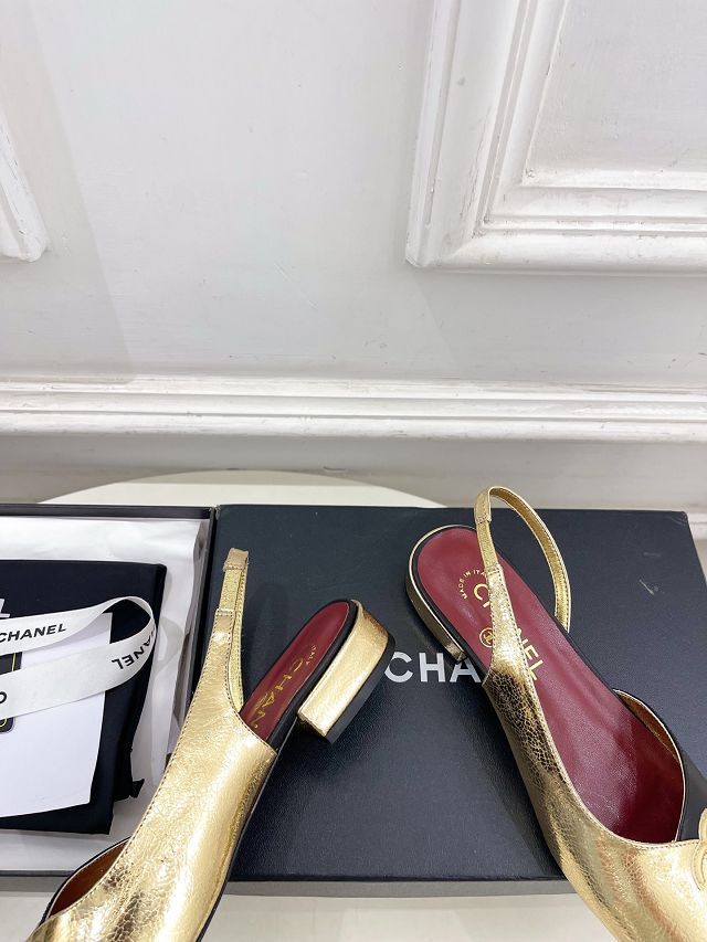 CC original lambskin 25mm slingbacks CH00491