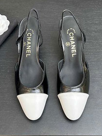 CC original lambskin 65mm slingbacks CH00494