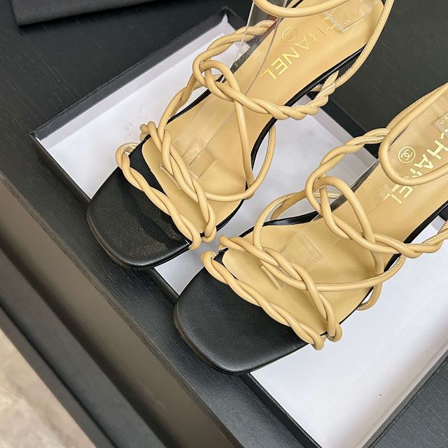 CC original lambskin 70mm sandals CH00489