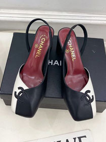 CC original lambskin 75mm slingbacks CH00492