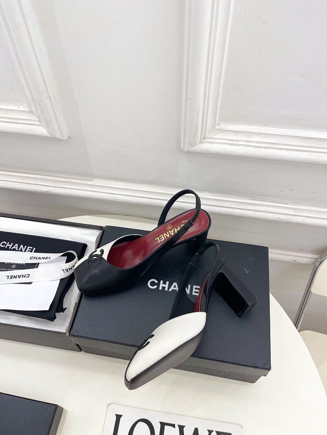 CC original lambskin 75mm slingbacks CH00492