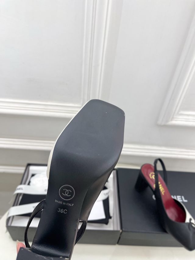 CC original lambskin 75mm slingbacks CH00492