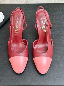 CC original lambskin 90mm slingbacks CH00493