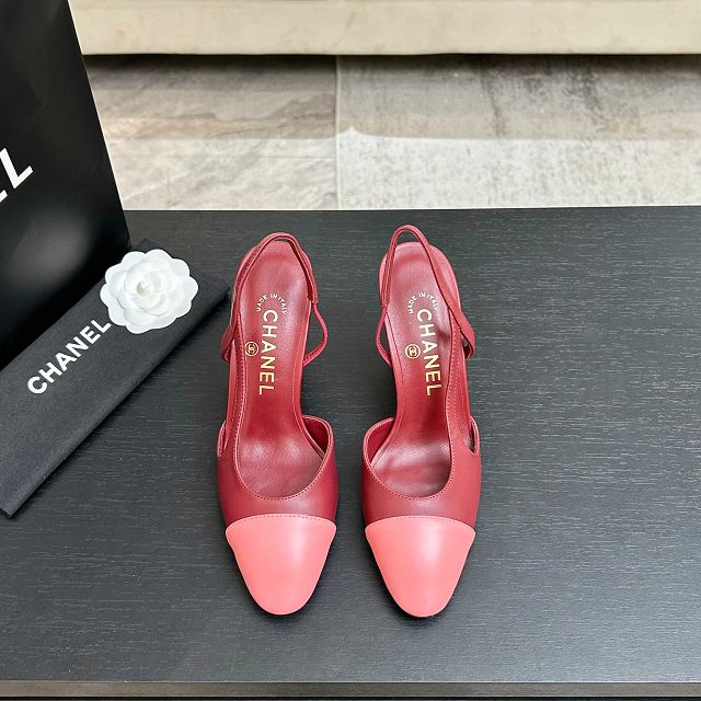 CC original lambskin 90mm slingbacks CH00493