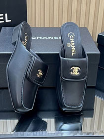 CC original lambskin mules CH00485