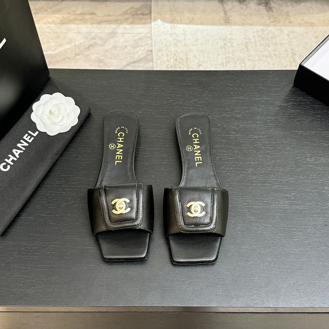 CC original lambskin mules CH00490