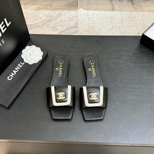 CC original lambskin mules CH00490