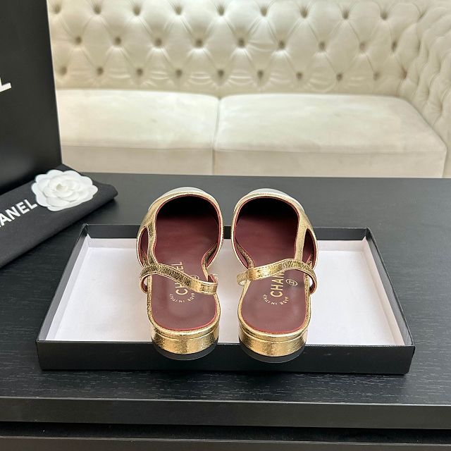 CC original lambskin slingbacks CH00484