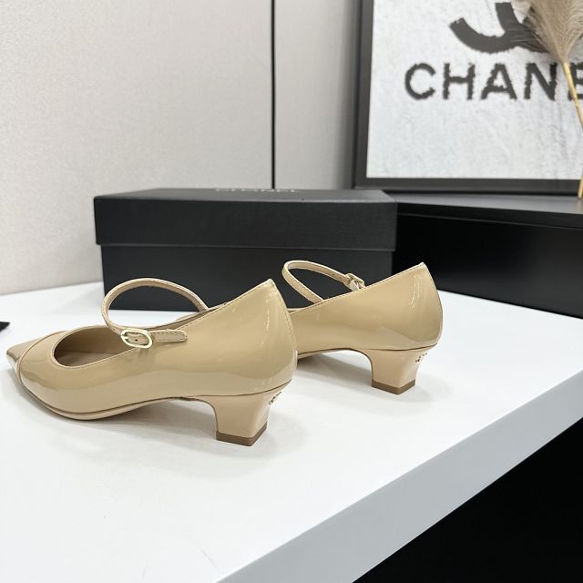 CC original patent calfskin 35mm mary janes CH00486