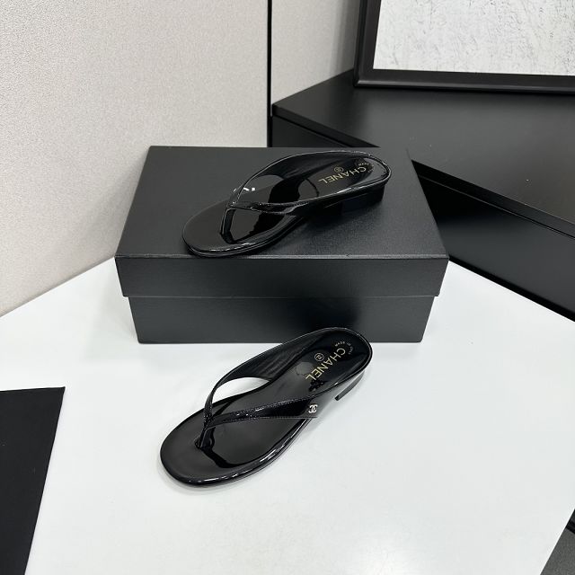 CC original patent calfskin mules CH00488