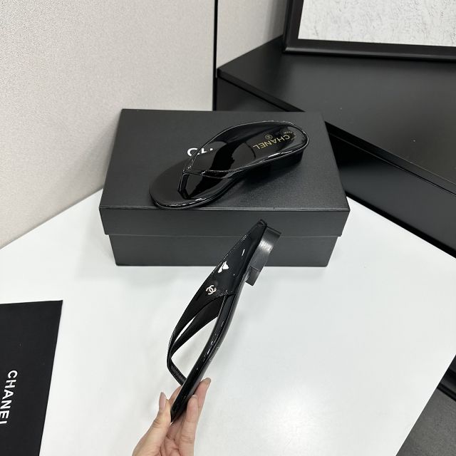 CC original patent calfskin mules CH00488