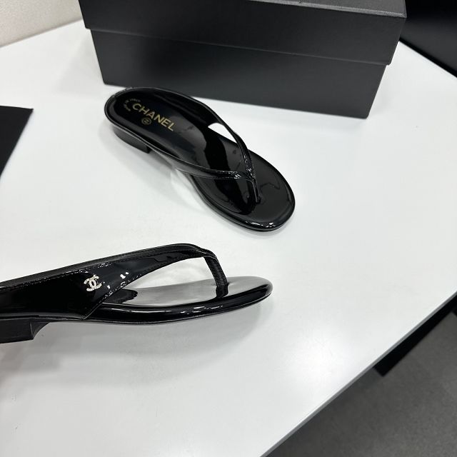 CC original patent calfskin mules CH00488