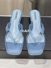 CC original PVC 35mm mules CH00513