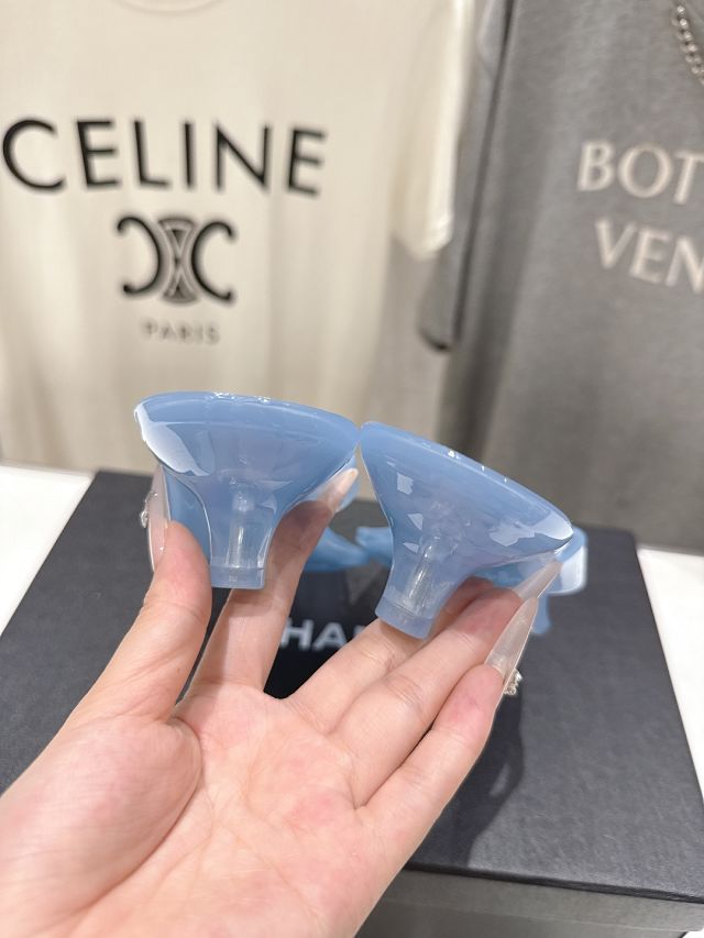 CC original PVC 35mm mules CH00513