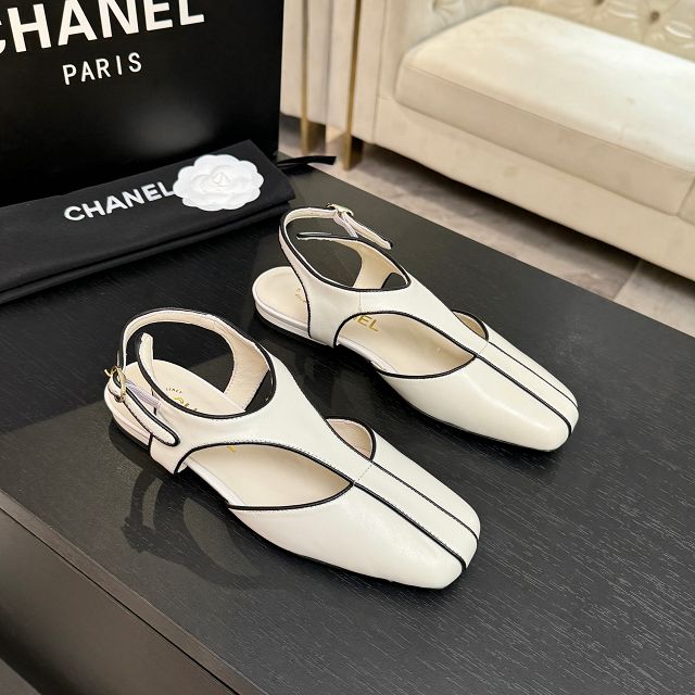 CC original crocodile calfskin slingbacks CH00517