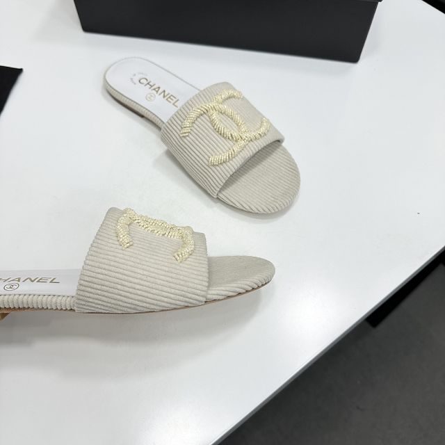 CC original fabric mules CH00512