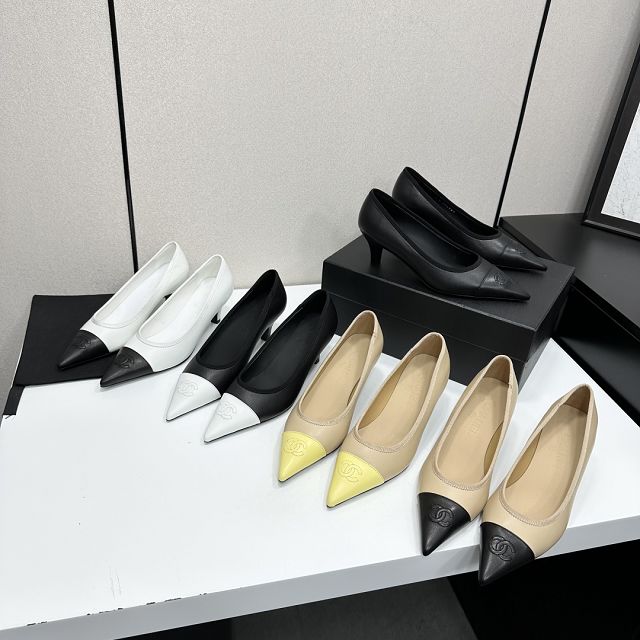 CC original lambskin 35mm pumps CH00505