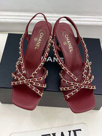 CC original lambskin 80mm sandals CH00499