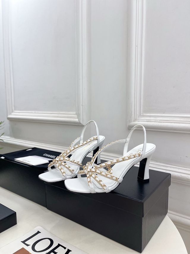 CC original lambskin 80mm sandals CH00499