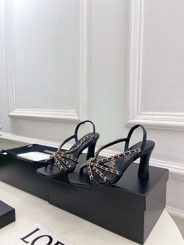 CC original lambskin 80mm sandals CH00499