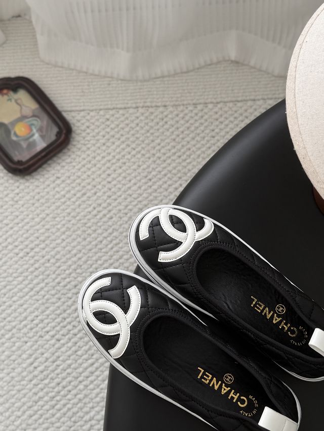 CC original lambskin ballet flats CH00497