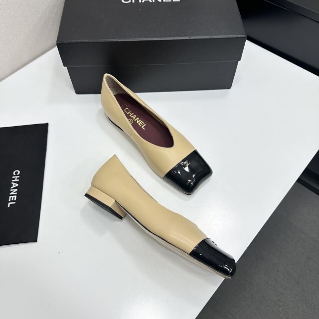 CC original lambskin ballet flats CH00507