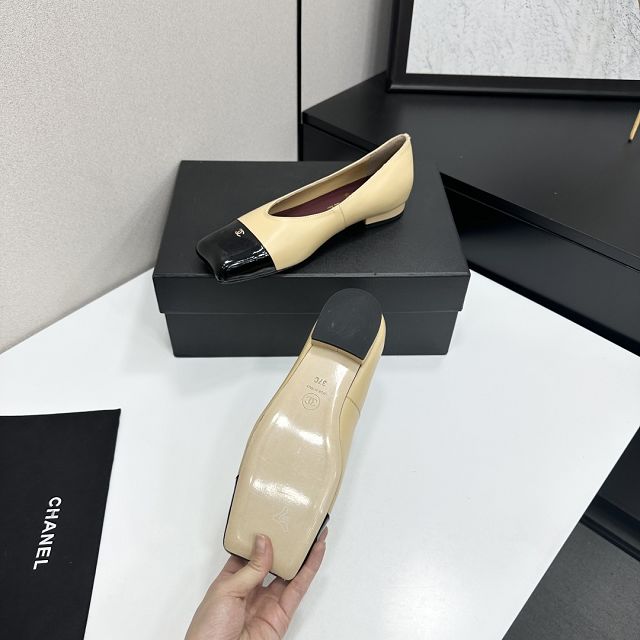 CC original lambskin ballet flats CH00507