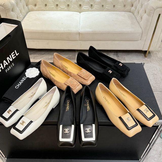 CC original lambskin ballet flats CH00518