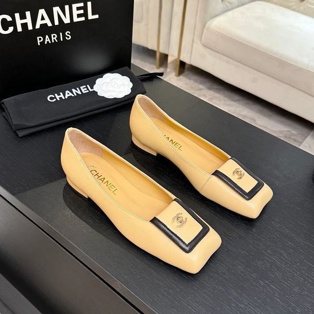 CC original lambskin ballet flats CH00518