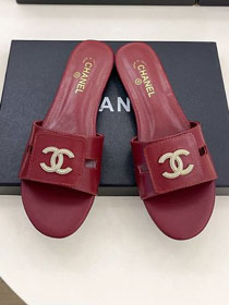 CC original lambskin mules CH00496