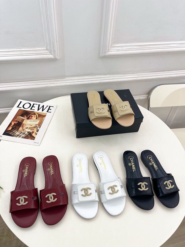 CC original lambskin mules CH00496