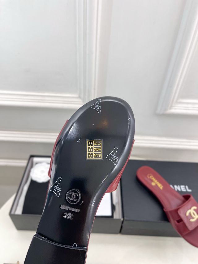 CC original lambskin mules CH00496