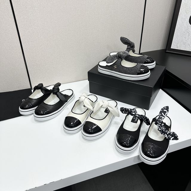 CC original lambskin mules CH00511