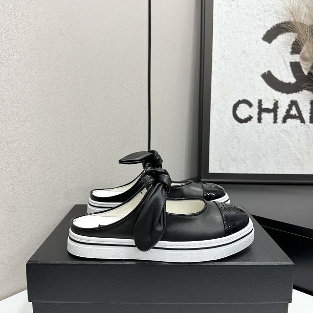 CC original lambskin mules CH00511