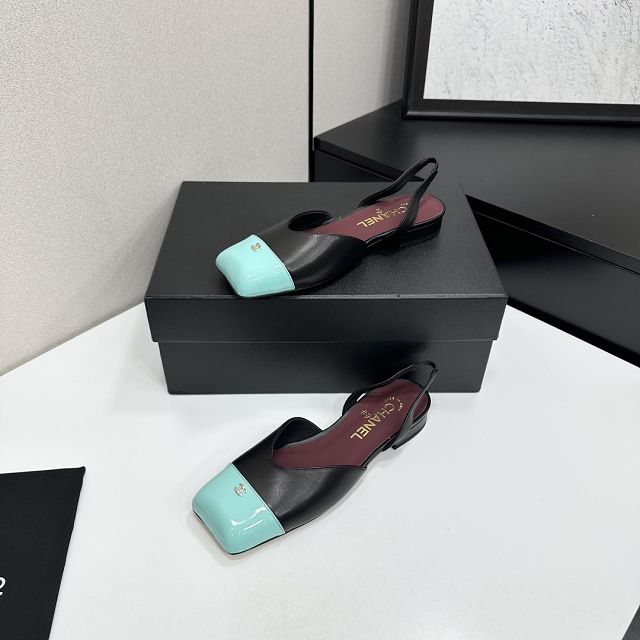 CC original lambskin slingbacks CH00508