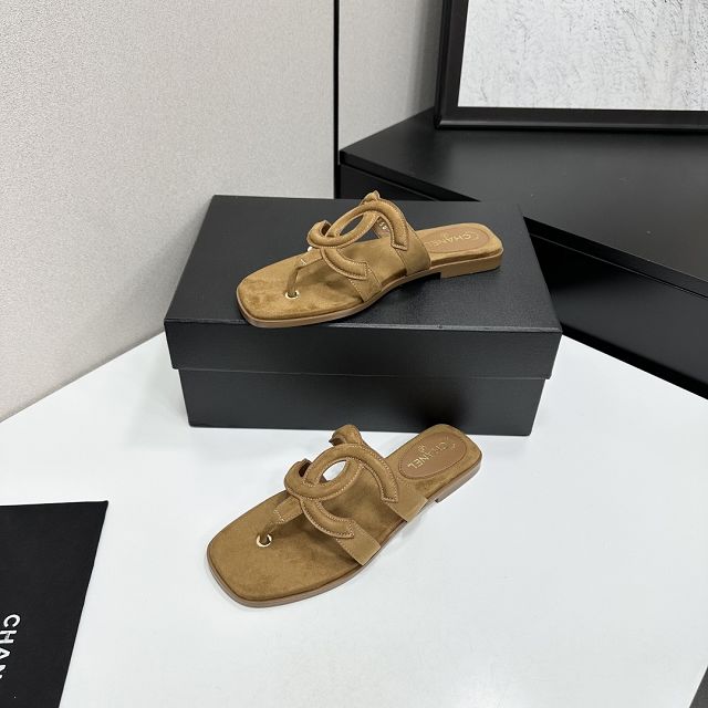 CC original lambskin thongs CH00501