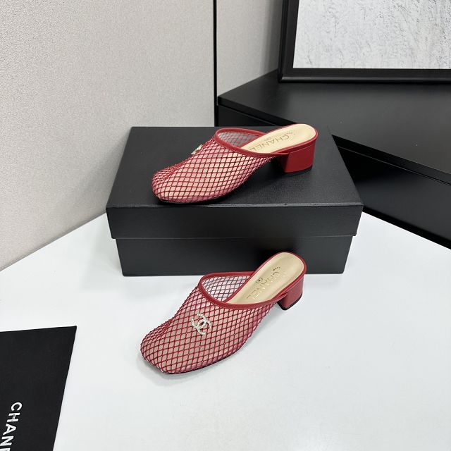 CC original mesh 40mm mules CH00506