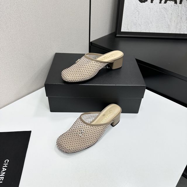 CC original mesh 40mm mules CH00506