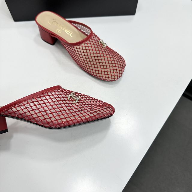 CC original mesh 40mm mules CH00506
