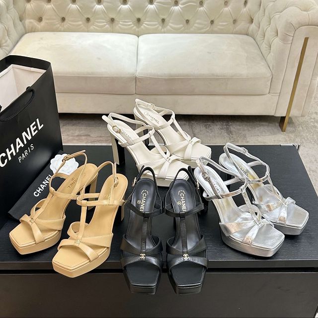 CC original lambskin 110mm sandals CH00530