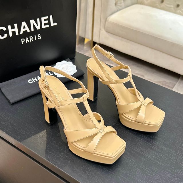 CC original lambskin 110mm sandals CH00530