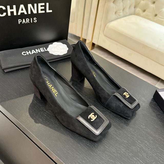 CC original lambskin 40mm pumps CH00519