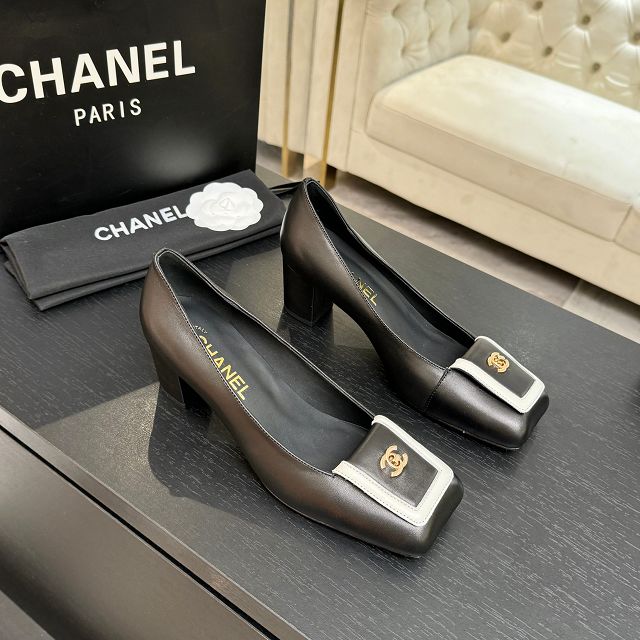 CC original lambskin 40mm pumps CH00519