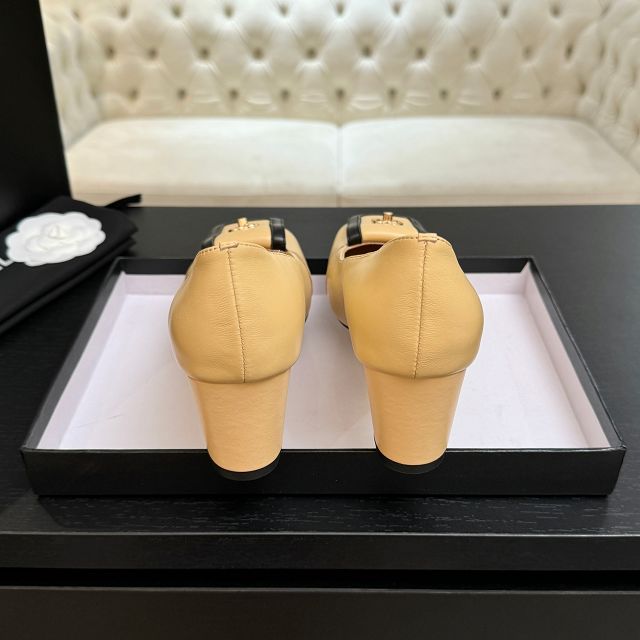 CC original lambskin 40mm pumps CH00519