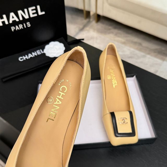 CC original lambskin 40mm pumps CH00519