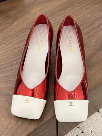 CC original lambskin 60mm pumps CH00521