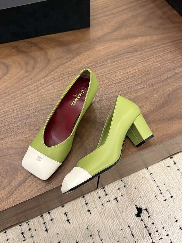 CC original lambskin 60mm pumps CH00521